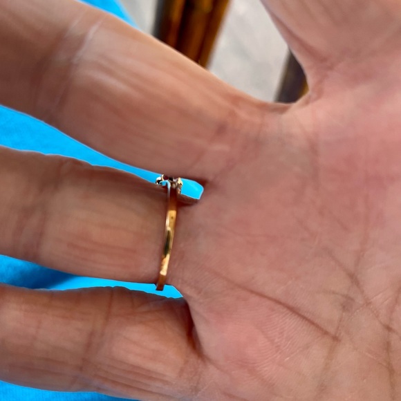 Antique 14k Ruby seed pearl 1.50ct cocktail ring. US 6 1/4. - Picture 7 of 9